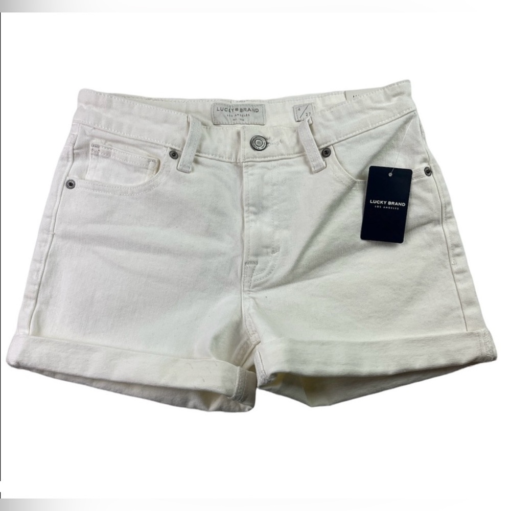 NWT!  Lucky Brand Ava Shorts White 4